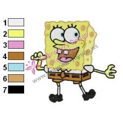 SpongeBob SquarePants Embroidery Design 42
